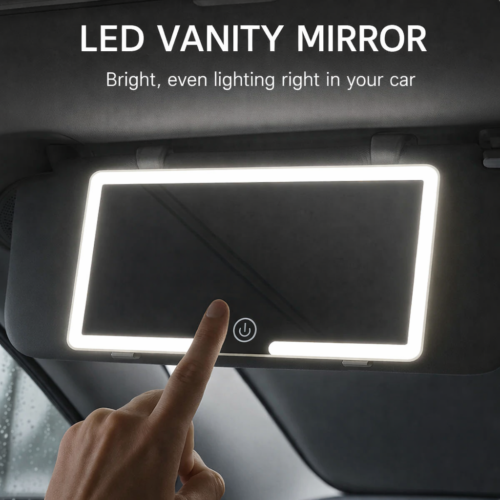 GlowDrive™ - LED Car Vanity Mirror