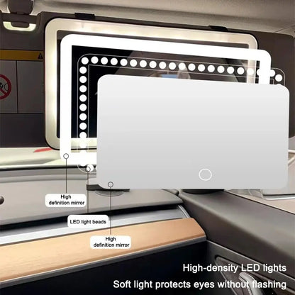 GlowDrive™ - LED Car Vanity Mirror
