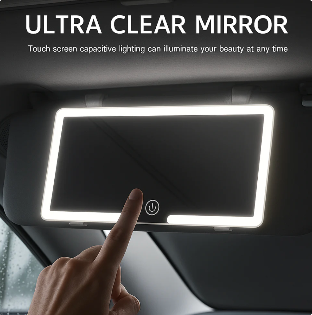 GlowDrive™ - LED Car Vanity Mirror